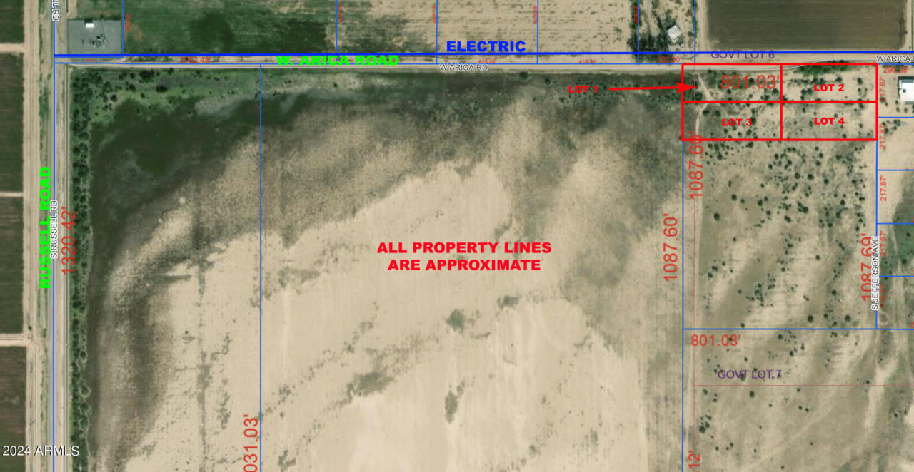 LOT 1 W ARICA (NO ADDRESS) ROAD # 1, CASA GRANDE, AZ 85193, photo 1 of 2